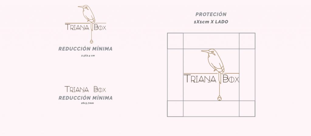 Branding y logo para la marca mexicana TRIANA BOX